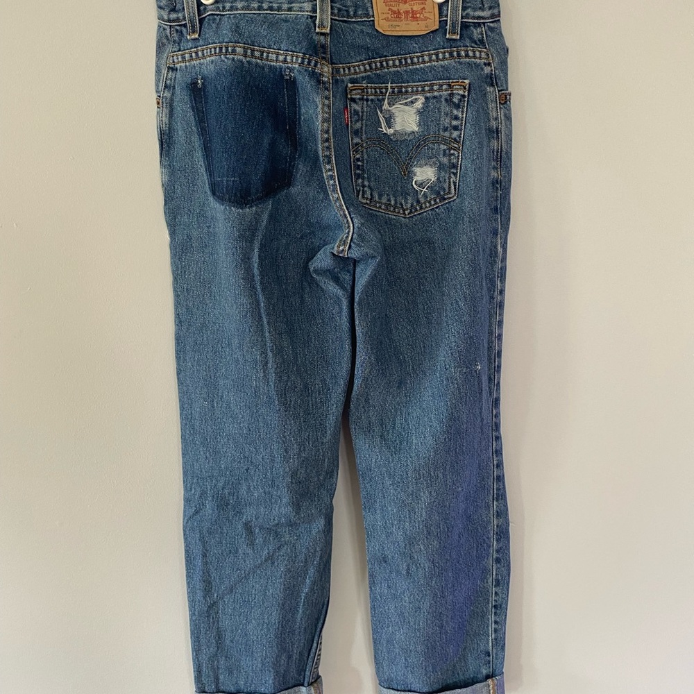 destroyed levi jeans - Picture 6 of 6